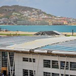 SXM Airport roof repair